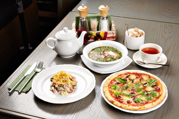 Полноценный обед в Berlusconi Caffe. Рестораны Тюмени